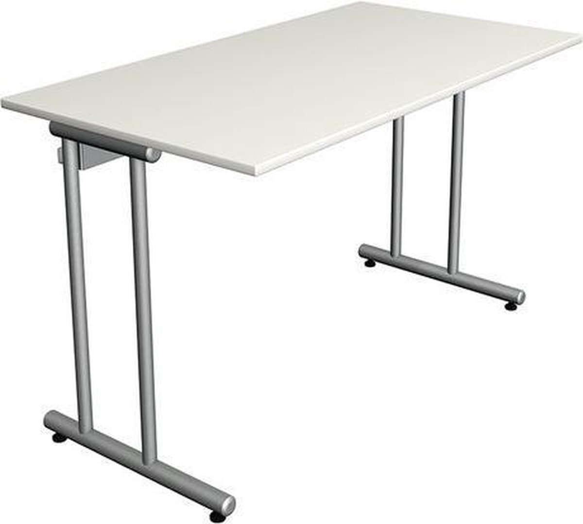 Kerkmann Schreibtisch SmartOffice C-Fuß-Gestell 120x65x75cm weiß