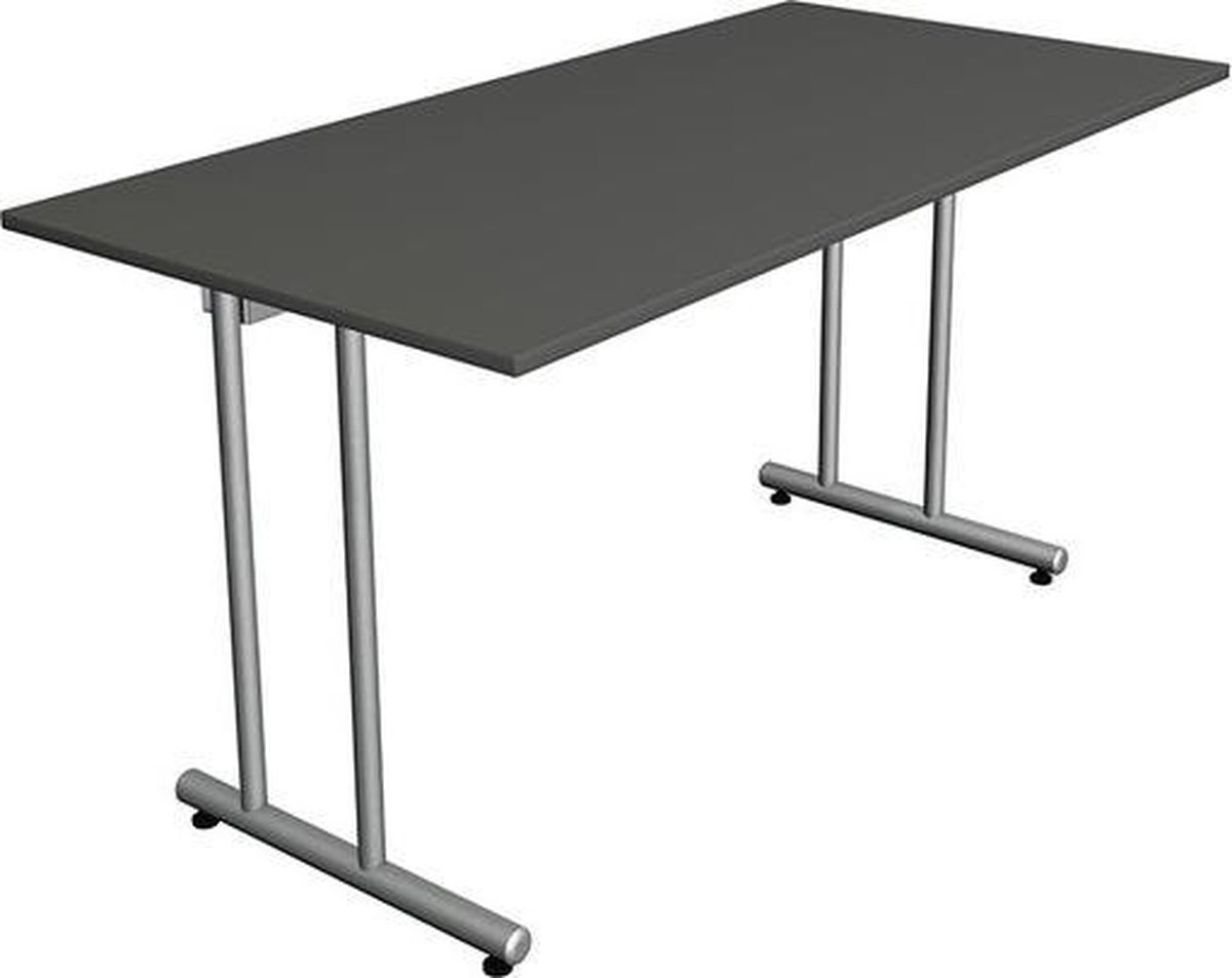 Kerkmann Schreibtisch SmartOffice C-Fuß-Gestell 140x70x75cm anthrazit