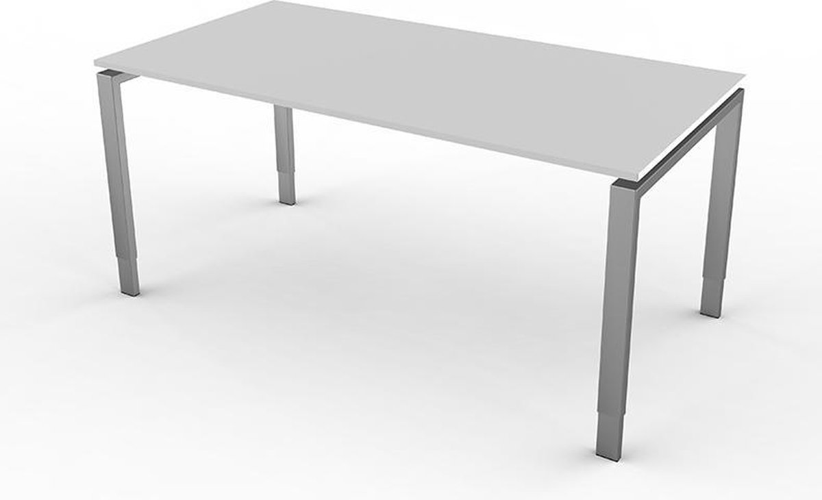 Kerkmann Schreibtisch StageOne Form 5 BxT 160x80cm lichtgrau