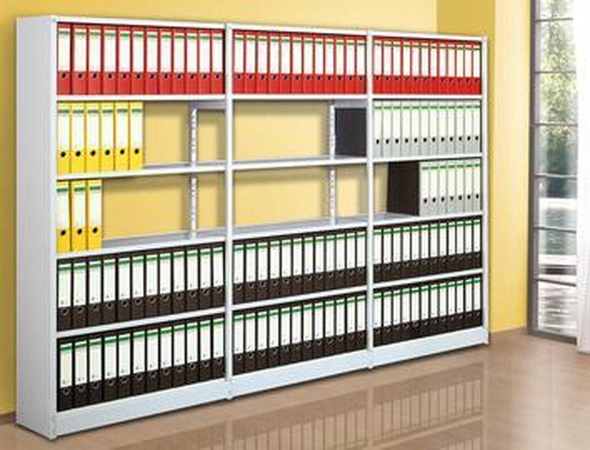 Kerkmann Seiten-Endwand für Büro-Regal Progress 500 TxH 40x190cm licht