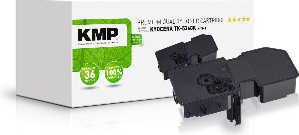 KMP Toner K-T84B 2912,0000 wie Kyocera TK5240K schwarz