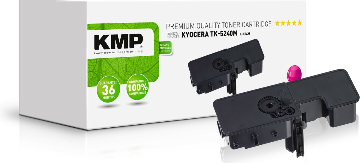 KMP Toner 2912,0006 K-T84M wie Kyocera TK5240M magenta