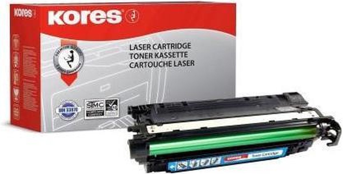 Kores Tonerkartusche kompatibel mit HP CE251A ca. 7000 Seiten cyan