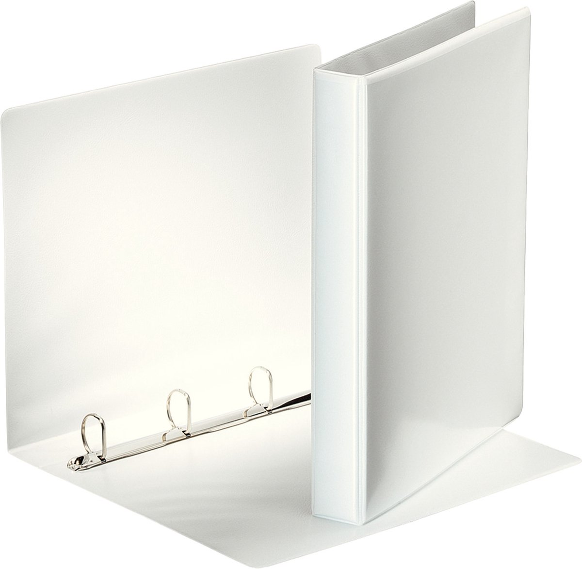 10 x Esselte Präsentationsringbuch A4 4 Ringe 25mm weiß