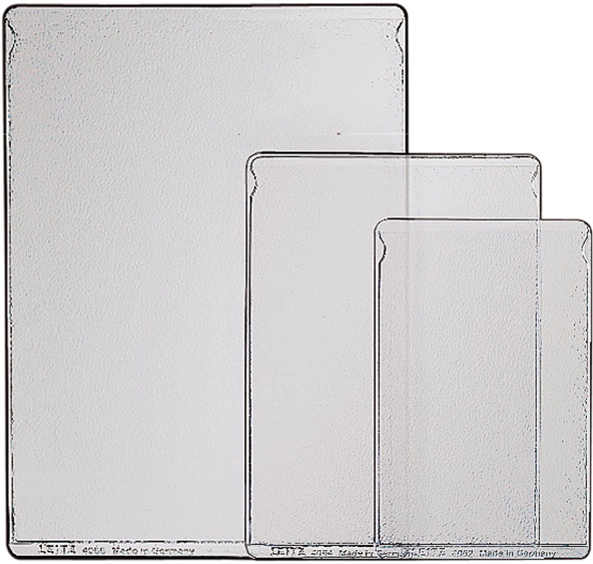 50 x Leitz Ausweishüllen A5 0,20mm PVC transparent genarbt