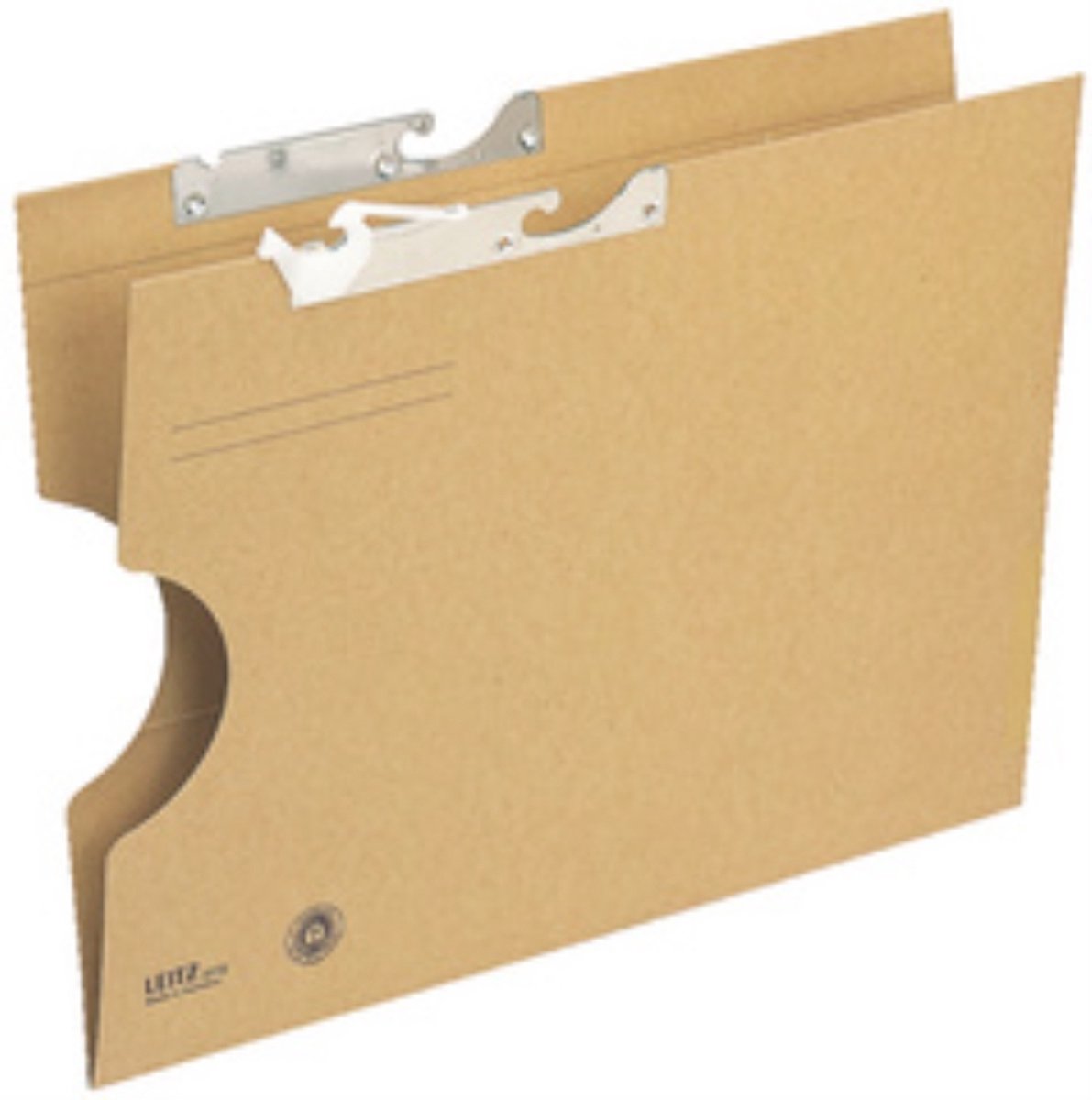 25 x Leitz Pendelmappe extra groß A4 naturbraun
