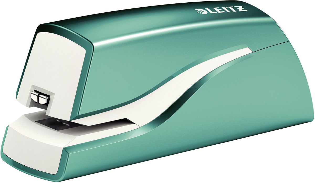 Leitz Heftgerät Wow elektrisch 10 Blatt eisblau