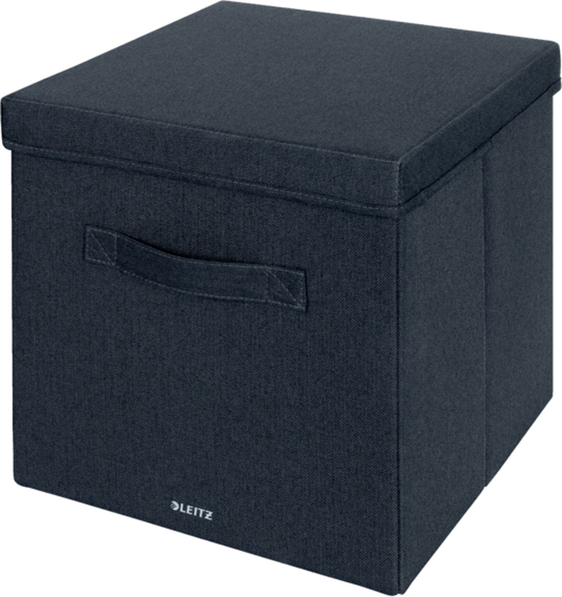 Leitz Aufbewahrungsbox 61450089 groß Deckel 2 Stück grau