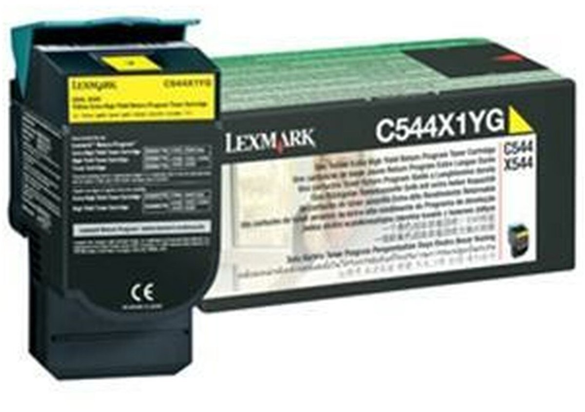 Lexmark Toner Original Lexmark C544X1YG gelb