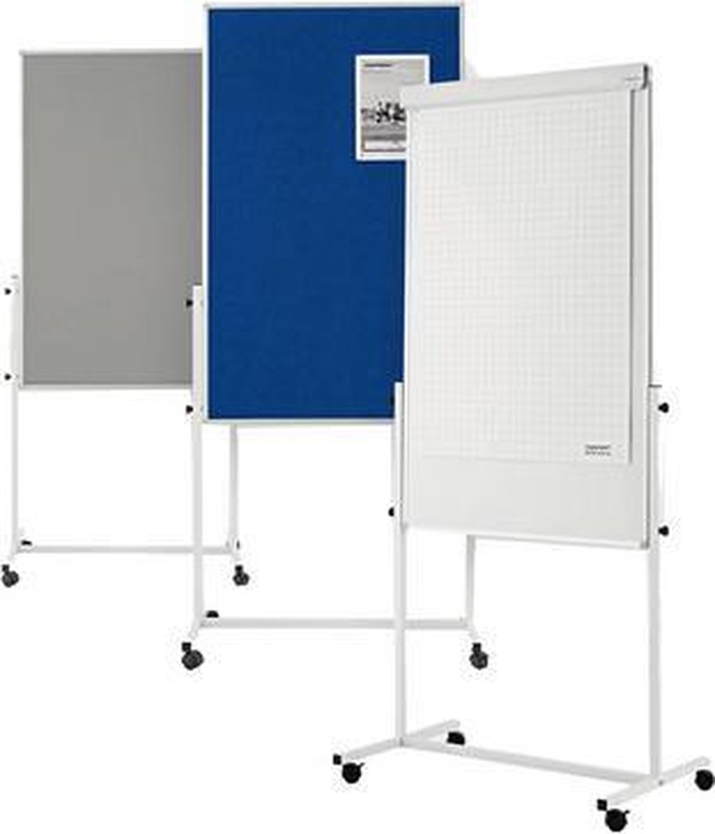 Magnetoplan Moderationswand 11112101 75x120cm Filz grau