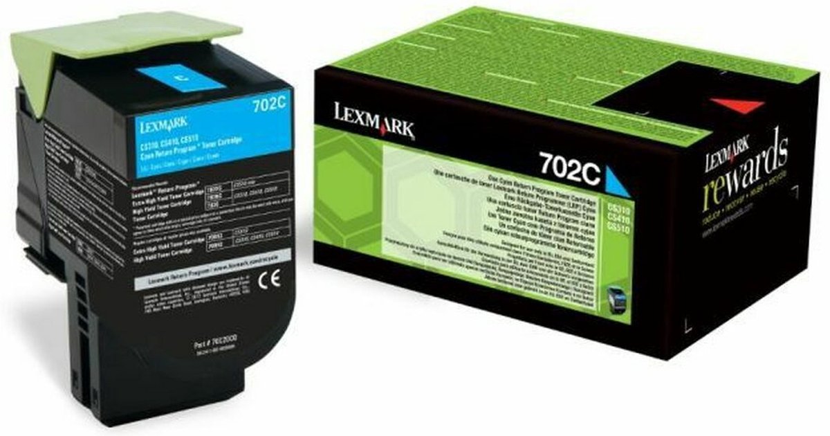 Lexmark Toner Lexmark 70C20C0 cyan ca. 1000 Seiten
