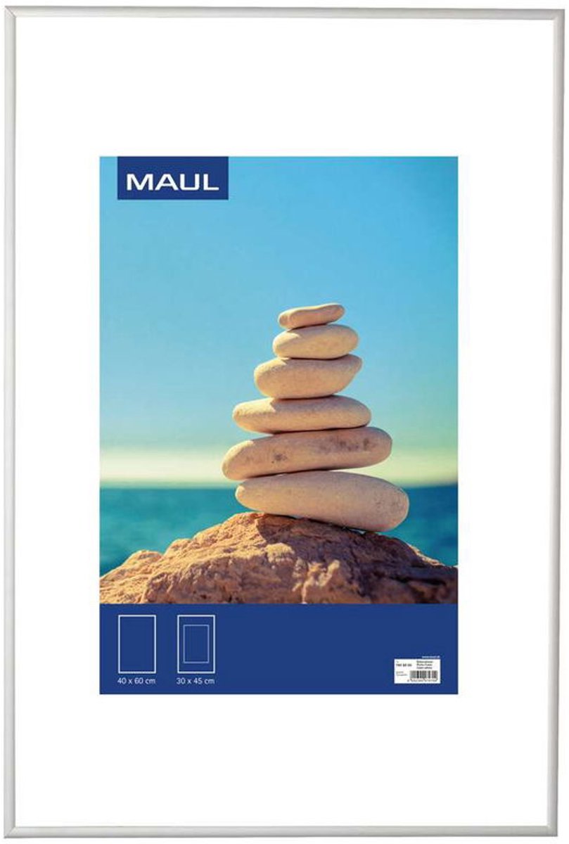 Maul Bilderrahmen Aluminium 40x60cm glasklar