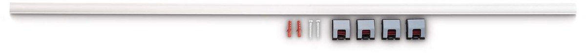 Maul Planhalter-Wandschiene 100cm grau