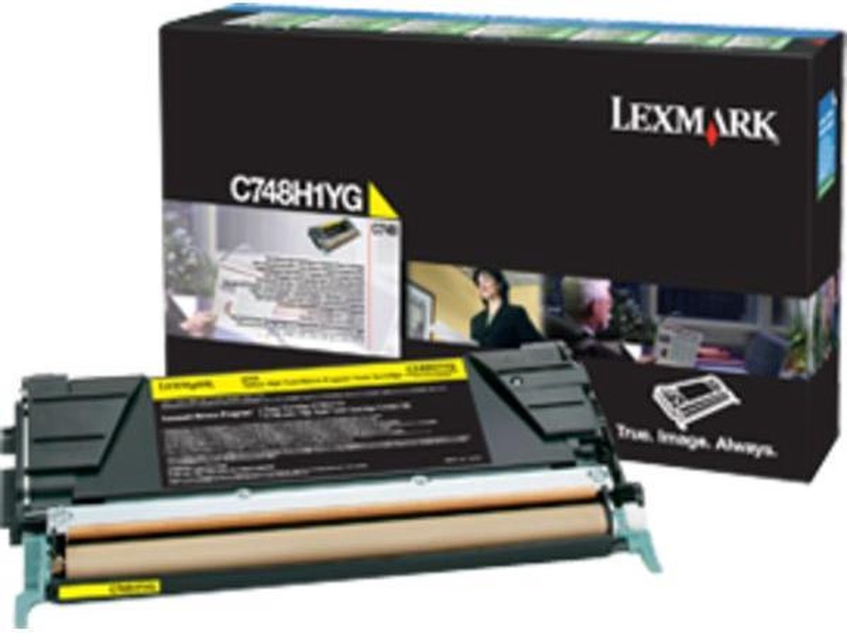 Lexmark Rückgabe-Tonerkartusche Lexmark C748H1YG C748 gelb