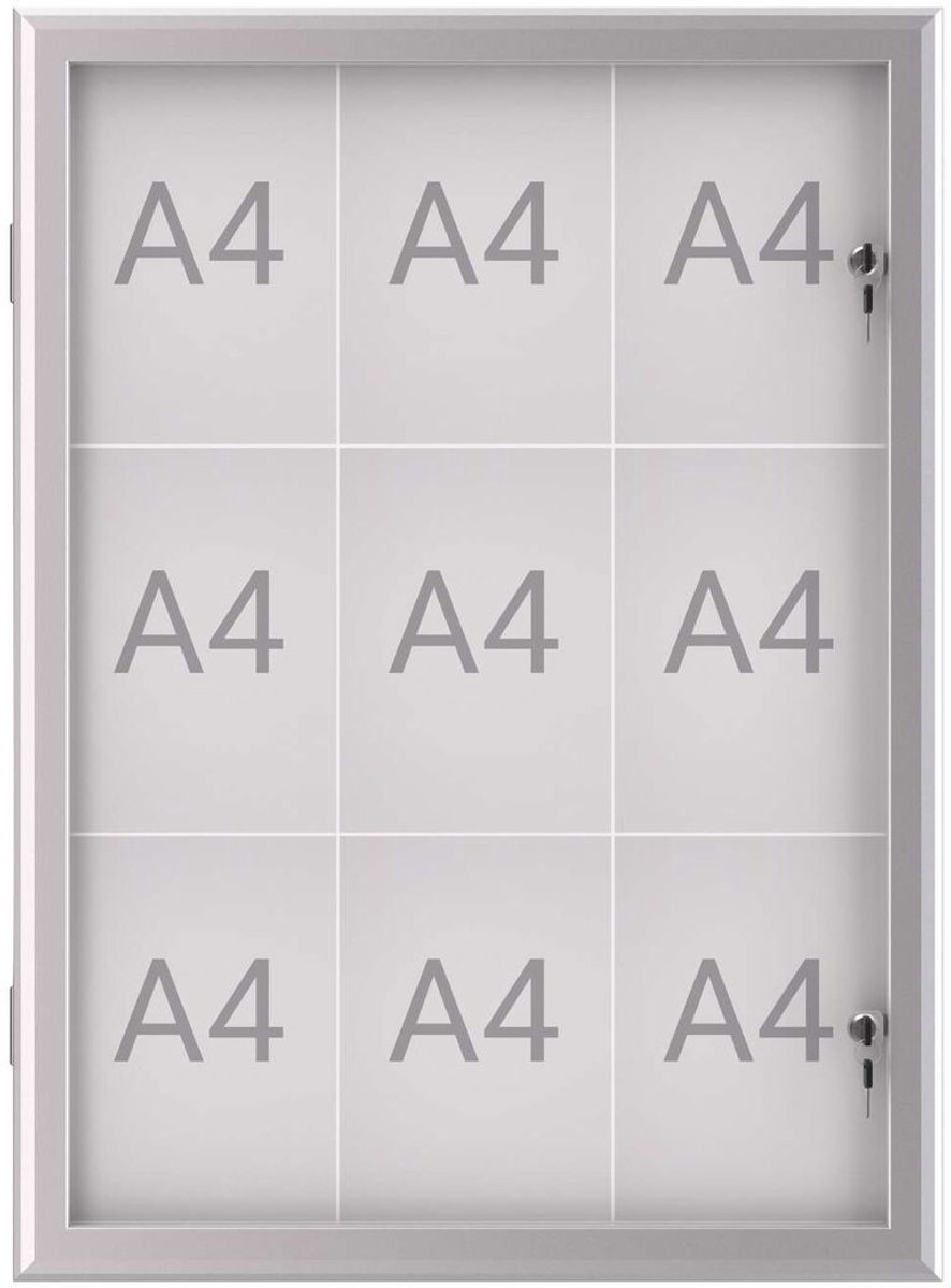 Maul Schaukasten SC3000 aluminium In-/Outdoor 100,5x74,0x2,8 cm