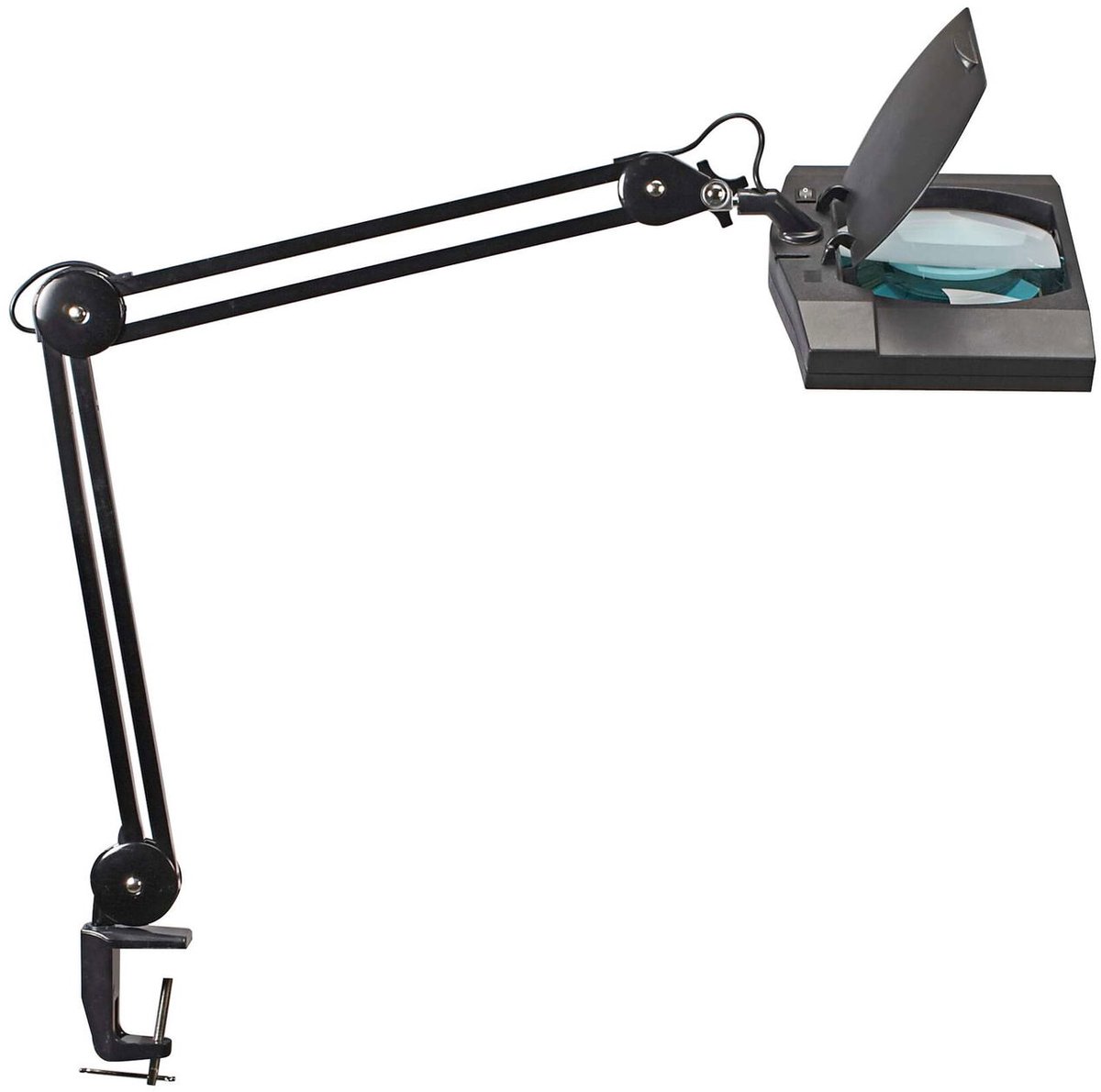 Maul LED-Lupenleuchte Maulvitrum schwarz