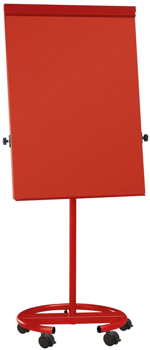 Maul Flipchart funktionell mobil Tafel 70x100cm rot