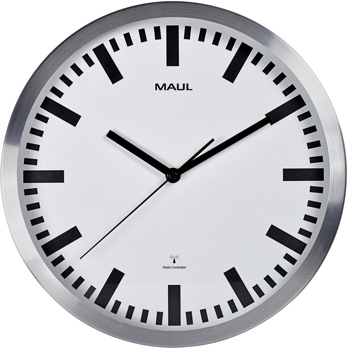 Maul Wanduhr Maulpilot 30cm aluminium