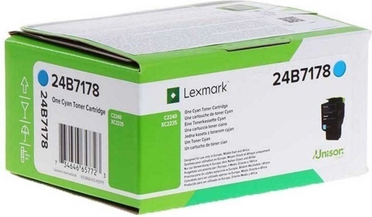 Lexmark Original Lexmark Toner-Kit cyan (0024B7178 024B7178 24B7178).
