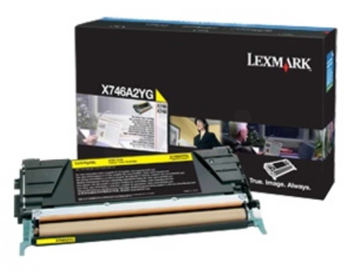 Lexmark Toner-Kit Lexmark X746A3YG gelb
