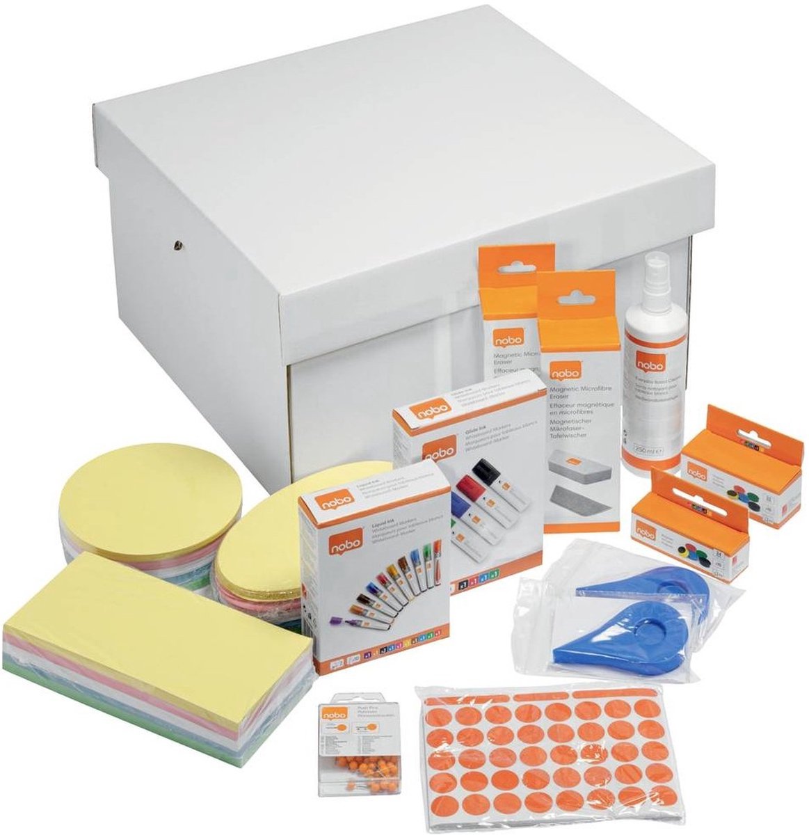 Nobo Whiteboard Teamwork Kit Move & Meet 14 Teile weiß