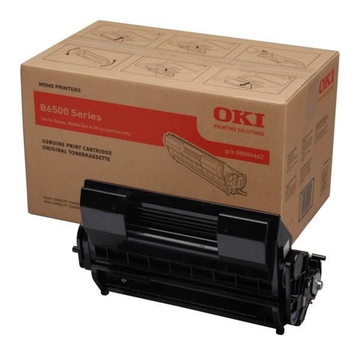 OKI Toner Original Oki 09004462 schwarz