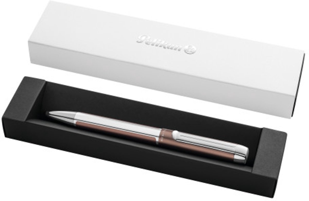 Pelikan Drehkugelschreiber Pura K40 Mokka/Silber