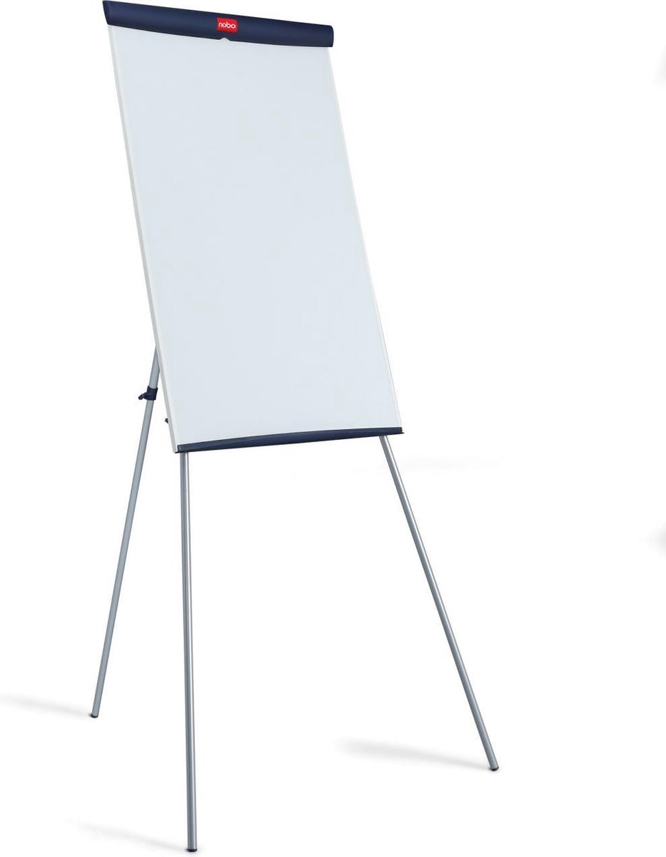 Nobo Dreibein-Flipchart Basic Stahl magnetisch weiß