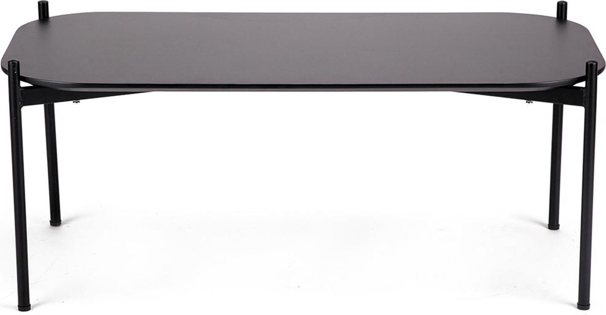 Paperflow Beistelltisch Meet TBM1P75.01.01 50x75cm schwarz/schwarz