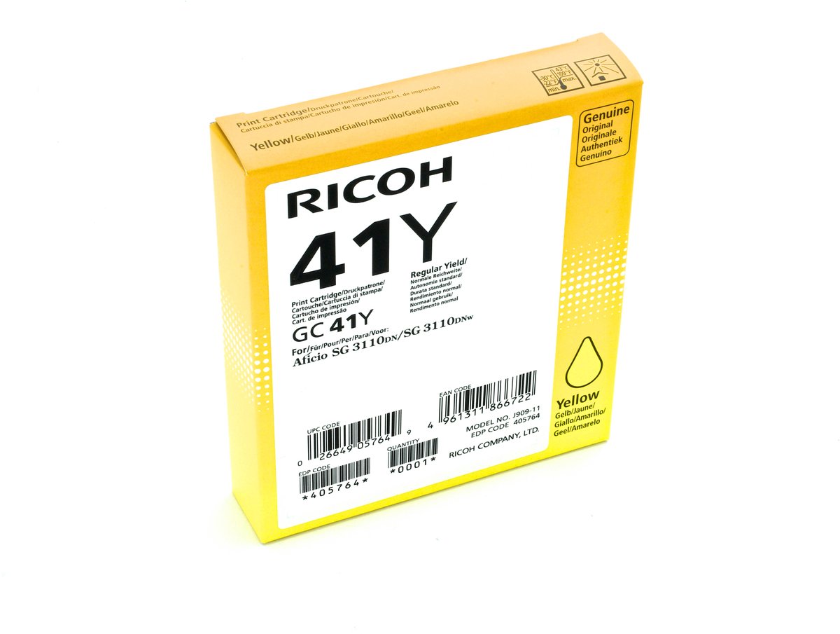 Ricoh Gel-Kartusche Original Ricoh 405764 gelb