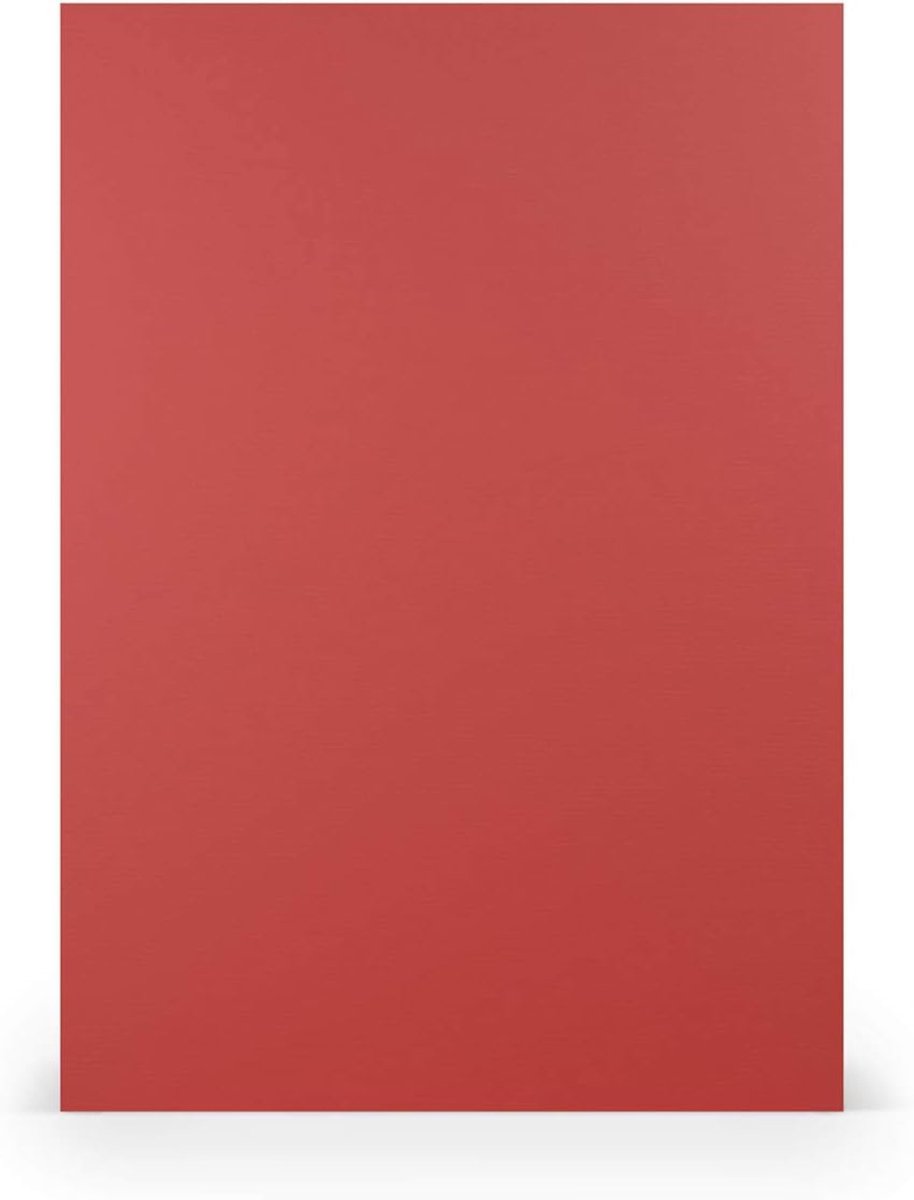 50 x Paperado Karton A4 220 g/qm Rot