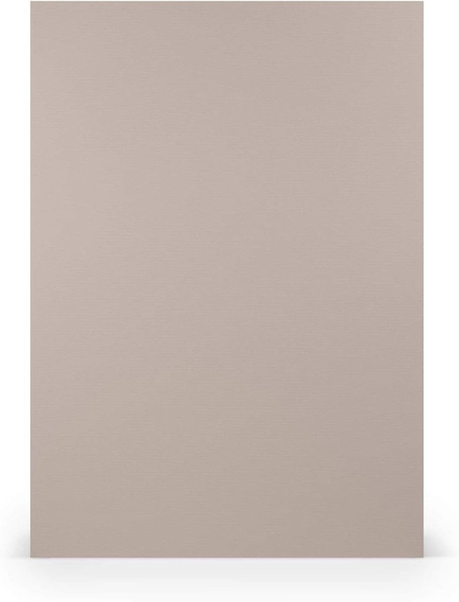 50 x Paperado Karton A4 220 g/qm Taupe