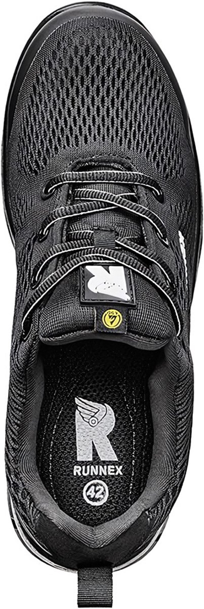 Runnex Sicherheitsschuh FlexStar S1 ESD 5103-37 schwarz/gr Gr.37