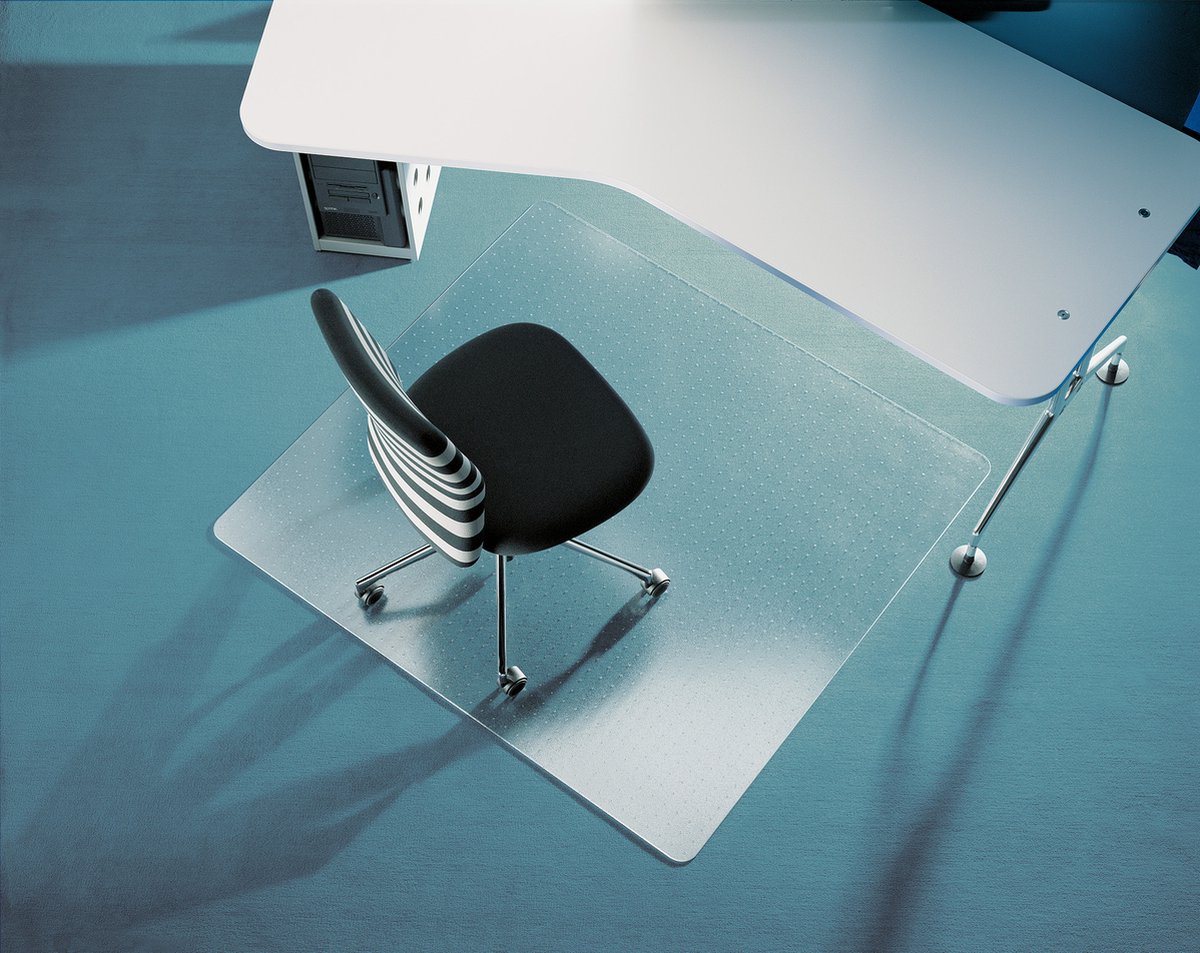 RS Office Bodenmatte Ecogrip Heavy Polycarbonat für Teppichböden 130x1