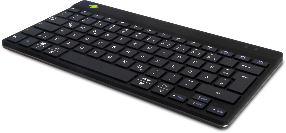 R-Go Tastatur Compact Break RGOCODEWLBL kabellos schwarz
