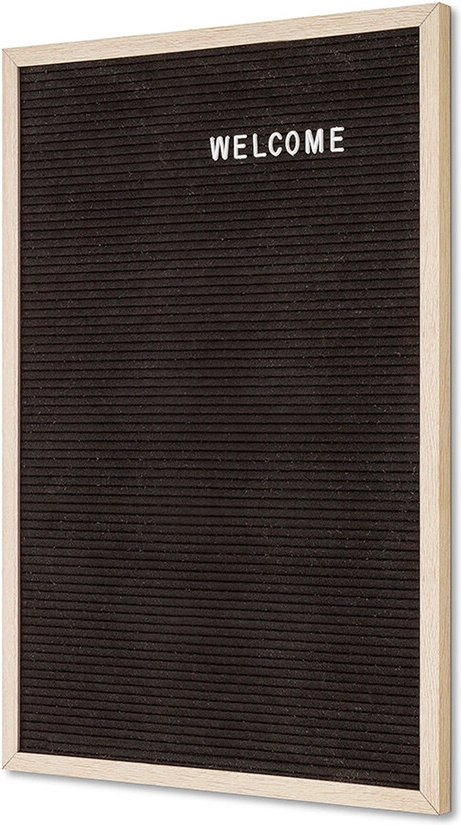Showdown Letterboard 40x60cm hellbraun
