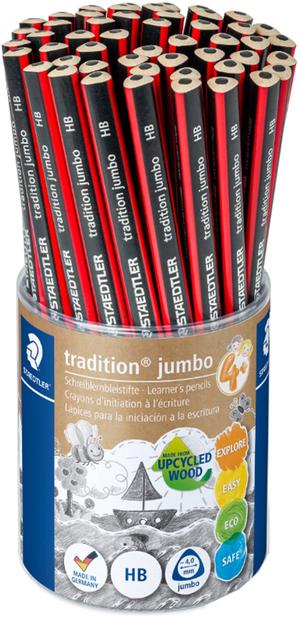 Staedtler Schreiblernstift jumbo HB im Köcher 50 Stück