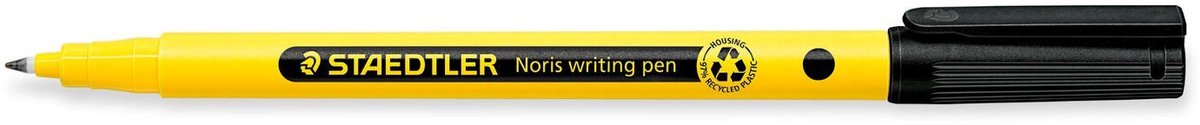 Staedtler Fineliner Noris writing pen schwarz Köcher 50 Stück