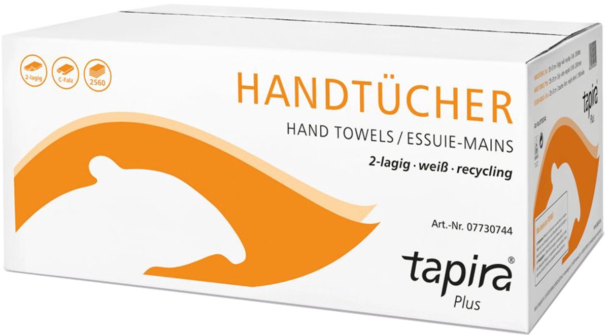 Tapira Papierhandtuch Plus 07730751 2-lagig 25x33cm weiß 20x140 Blatt