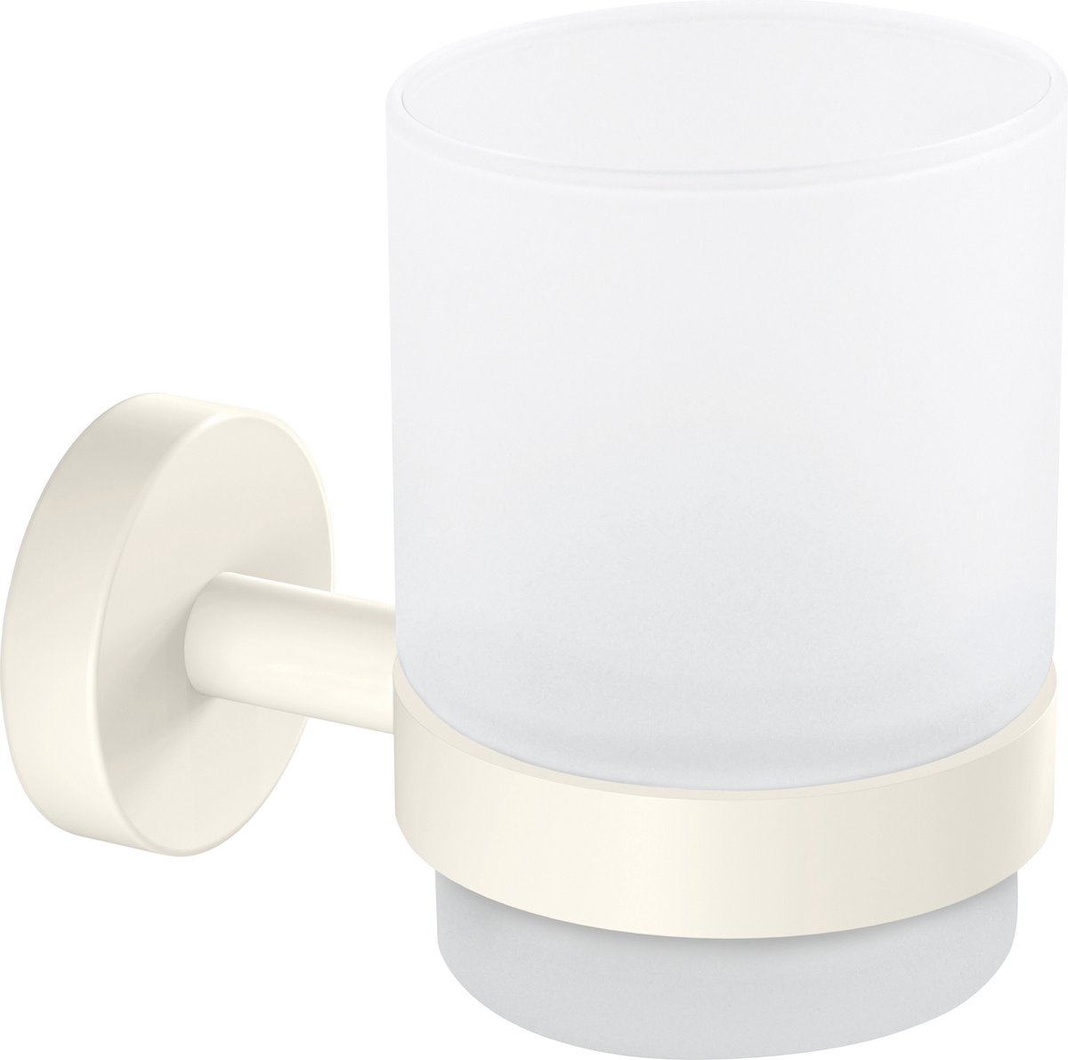 Tesa Zahnputzbecherhalter Moon White inkl. Klebelösung
