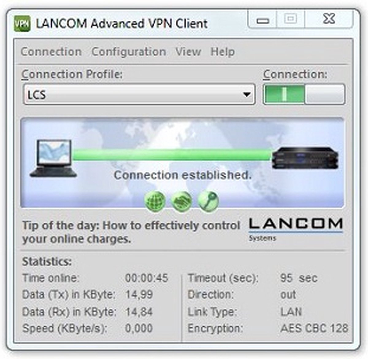 LANCOM Systems LANCOM Upgrade Adv. VPN Client (1 Licence) Win - EMail