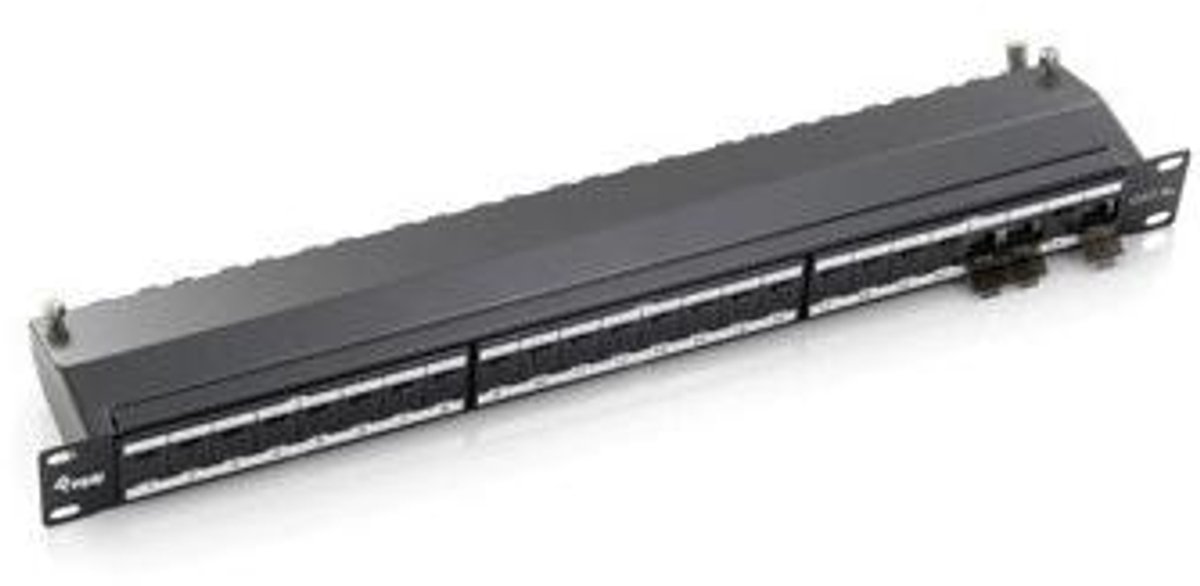 Digital data communication equip Cat.6a Patch Panel 24-Port 1HE 19- li