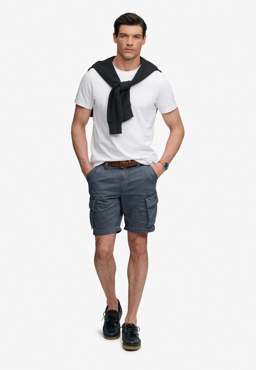 Superdry Herren Core Cargo Shorts Grey - Größe: 32