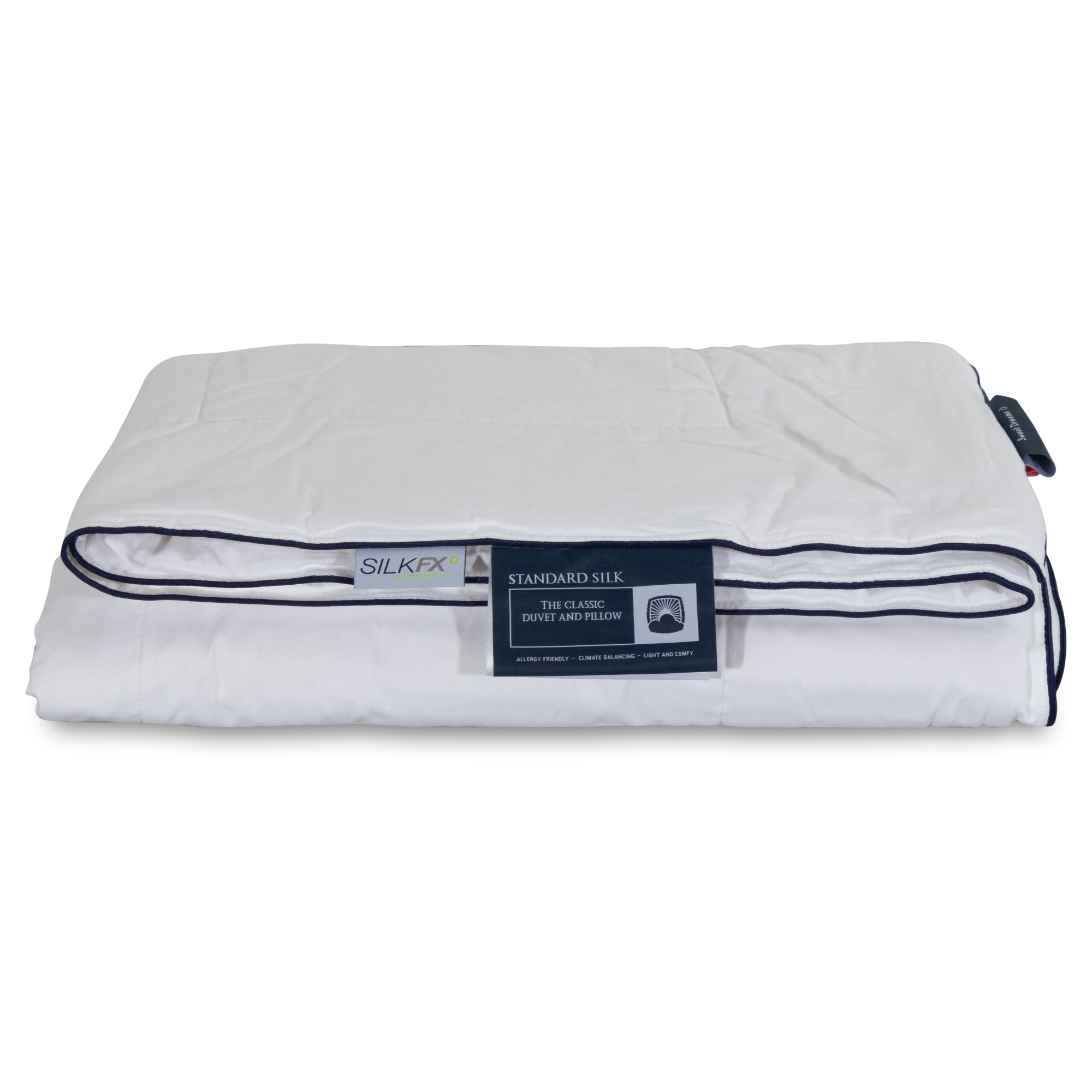 Kühle Sommer-Doppeldecke - Seidenbettdecke mit 100% Maulbeerseide - 200x220 cm - Nordic Comfort