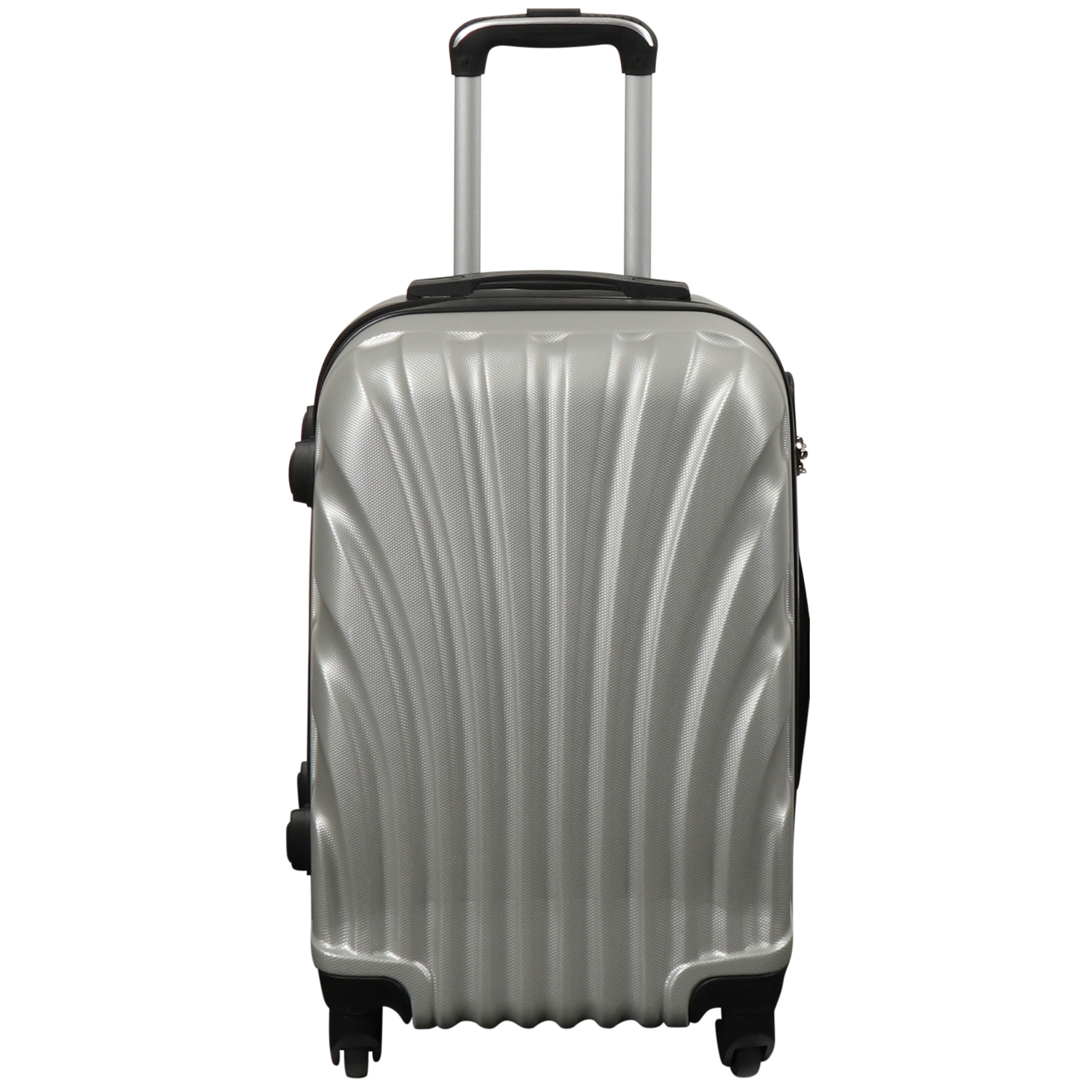 Kabinenkoffer - leichter Hardcase Koffer - Größe klein - Graue Muschel