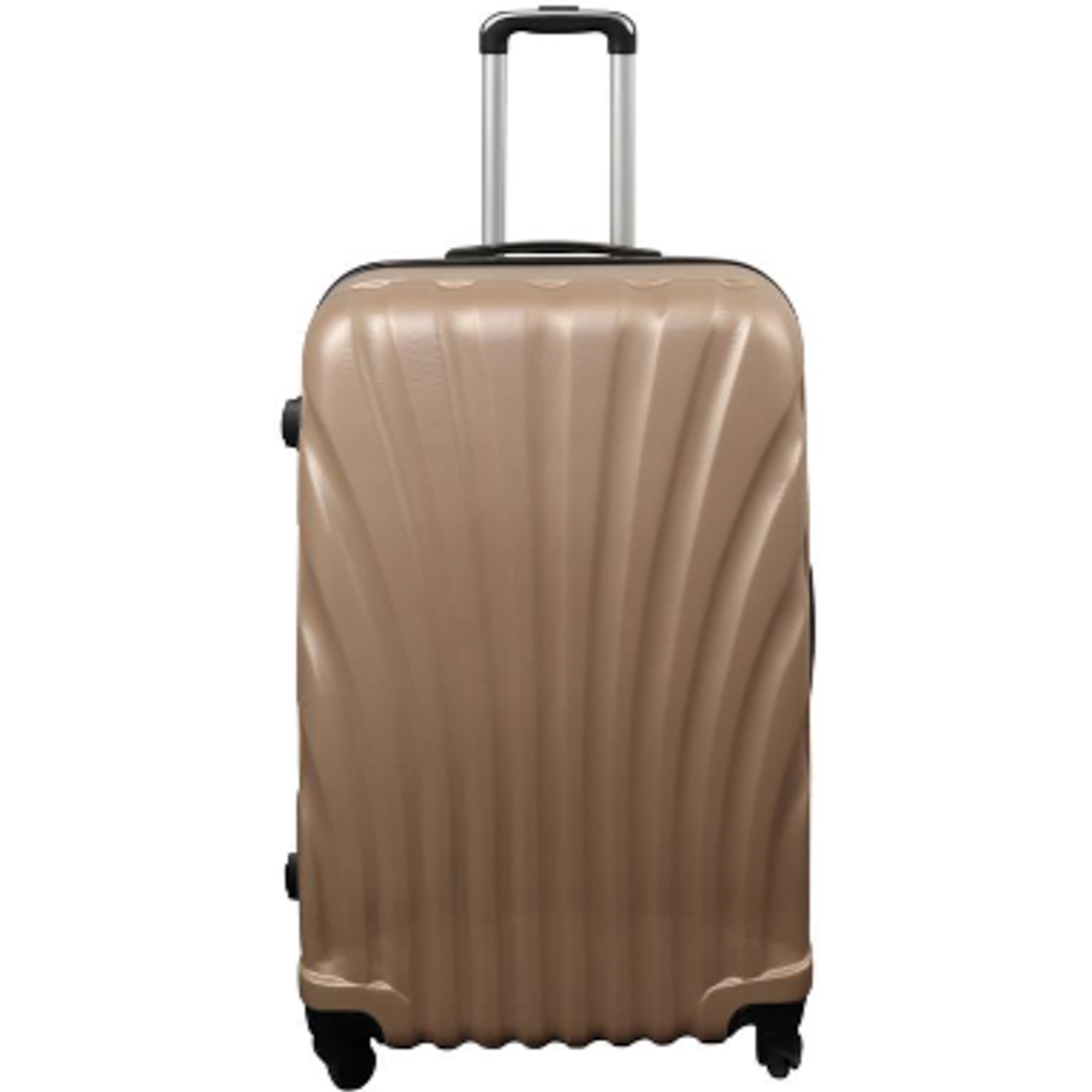 Großer Koffer - Muschel Gold - Hardcase Koffer - Größe Groß - Exklusiver Reisekoffer