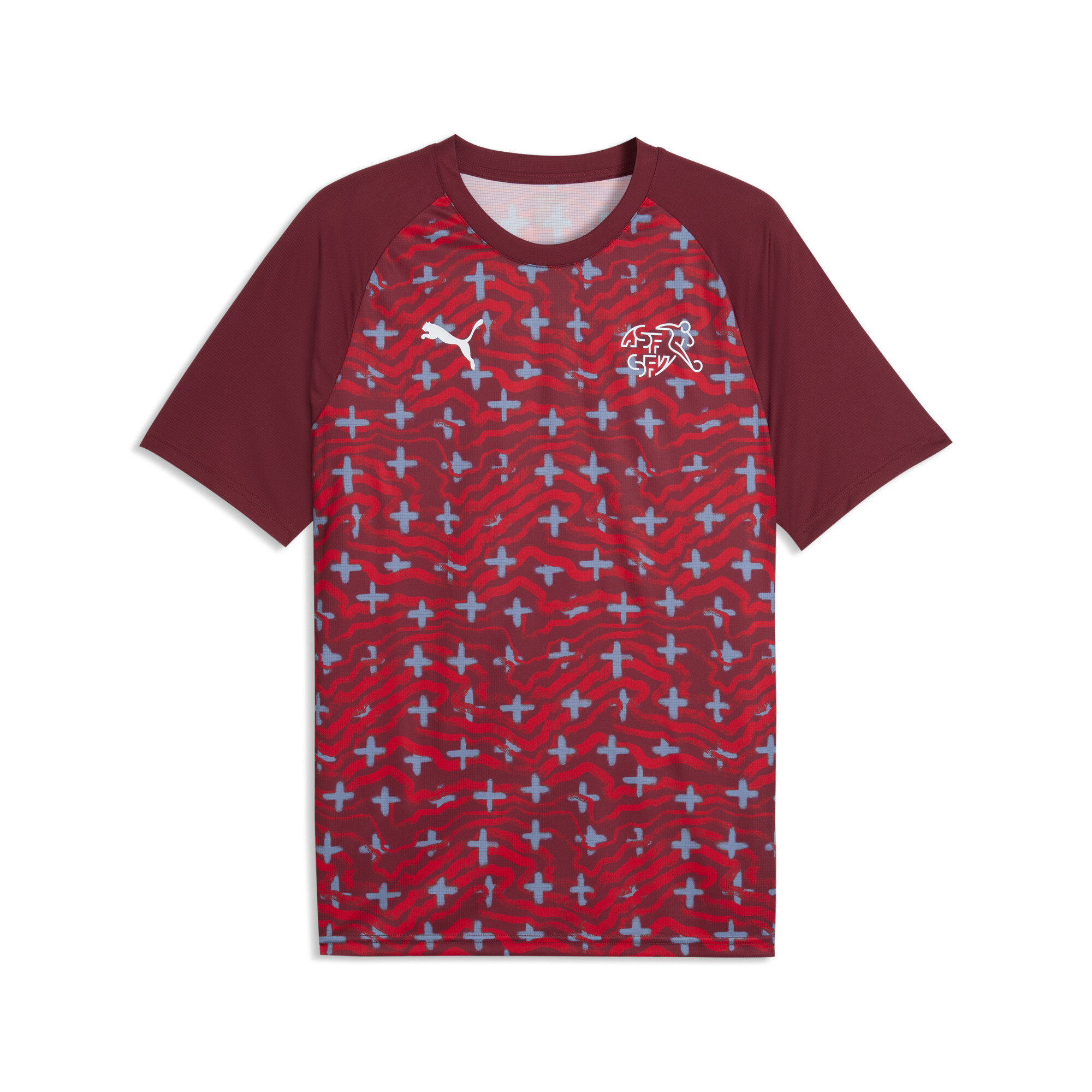 PUMA Schweiz Aufwärmtrikot Herren, Accessoires, Rot, XXL