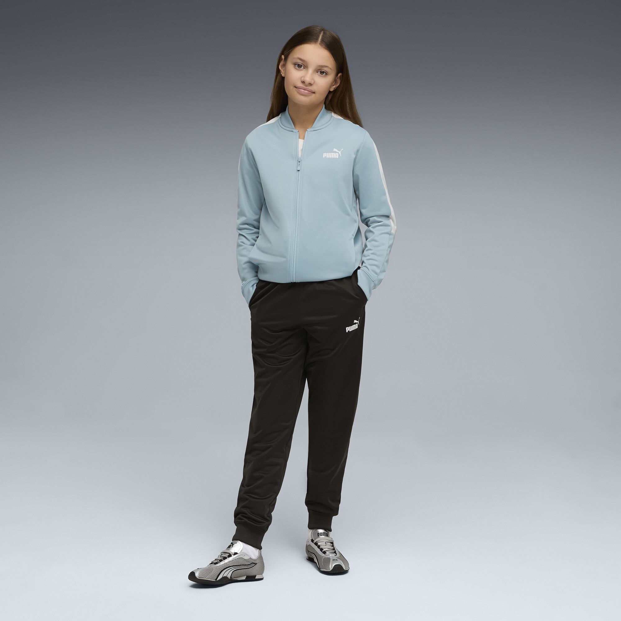 PUMA Poly Baseball-Anzug Teenager, Kleidung, Blau, 7-8Y