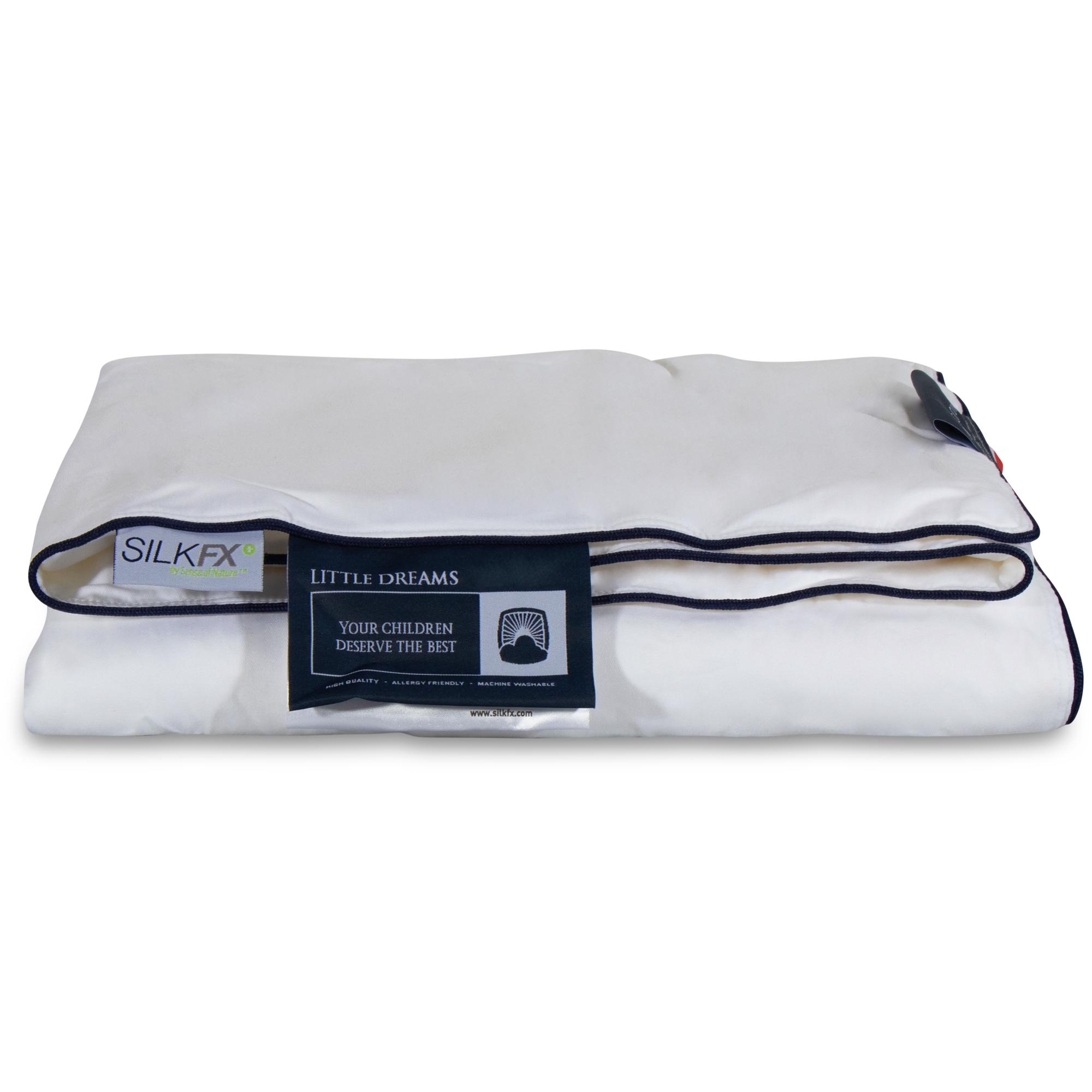 Junior-Bettdecke - Sommer-Seidendecke - 100x140 cm - Nordic Comfort waschbare Junior-Sommerdecke