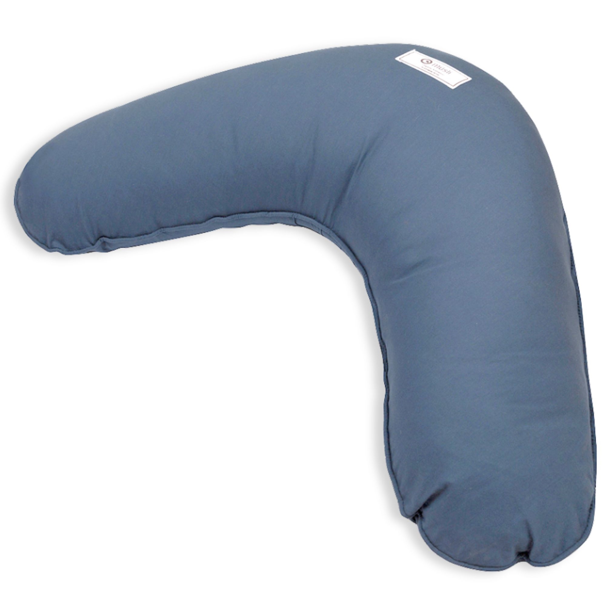 Stillkissen - Müsli - 75x35 cm - Kapok - Indigo - Uni Blau